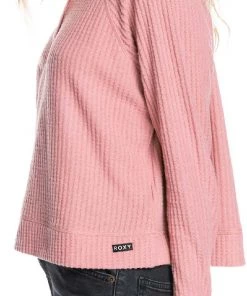 Roxy Women's Take It Home Waffle Crewneck Sweatshirt For Women Ash Rose -Cheap Roxy Shop unnamed file 1495
