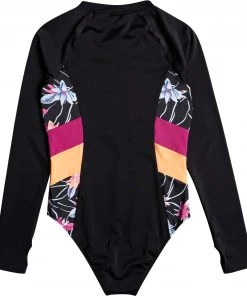 Roxy Women's Active Long Sleeve Front Zip One Piece Swimsuit For Women Anthracite Floral Flow 11 Roxy Women's Active Long Sleeve Front Zip One Piece Swimsuit For Women Anthracite Floral Flow -Cheap Roxy Shop unnamed file 1530