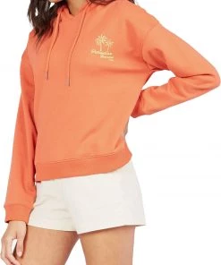 Roxy Women's Quick Dip Pullover Hoodie For Women Ginger -Cheap Roxy Shop unnamed file 155