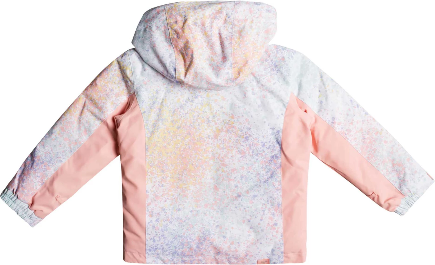 Roxy Girls' Todd Snowy Tale Jacket For Girls' Bright White Splash 2 Roxy Girls' Todd Snowy Tale Jacket For Girls' Bright White Splash - Image 2