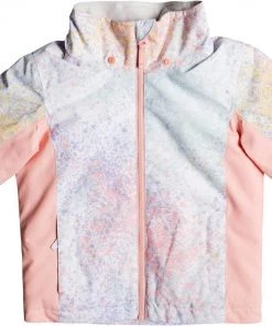 Roxy Girls' Todd Snowy Tale Jacket For Girls' Bright White Splash 8 Roxy Girls' Todd Snowy Tale Jacket For Girls' Bright White Splash -Cheap Roxy Shop unnamed file 160