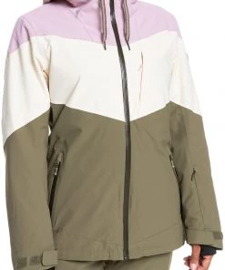 Roxy Women's Winter Haven Snow Jacket For Women Burnt Olive