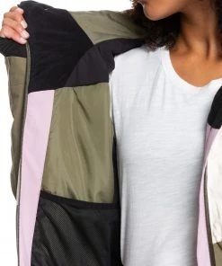 Roxy Women's Winter Haven Snow Jacket For Women Burnt Olive -Cheap Roxy Shop unnamed file 206