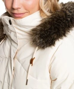 Roxy Women's Ellie Warmlink Waterproof Jacket For Women Parchment -Cheap Roxy Shop unnamed file 216