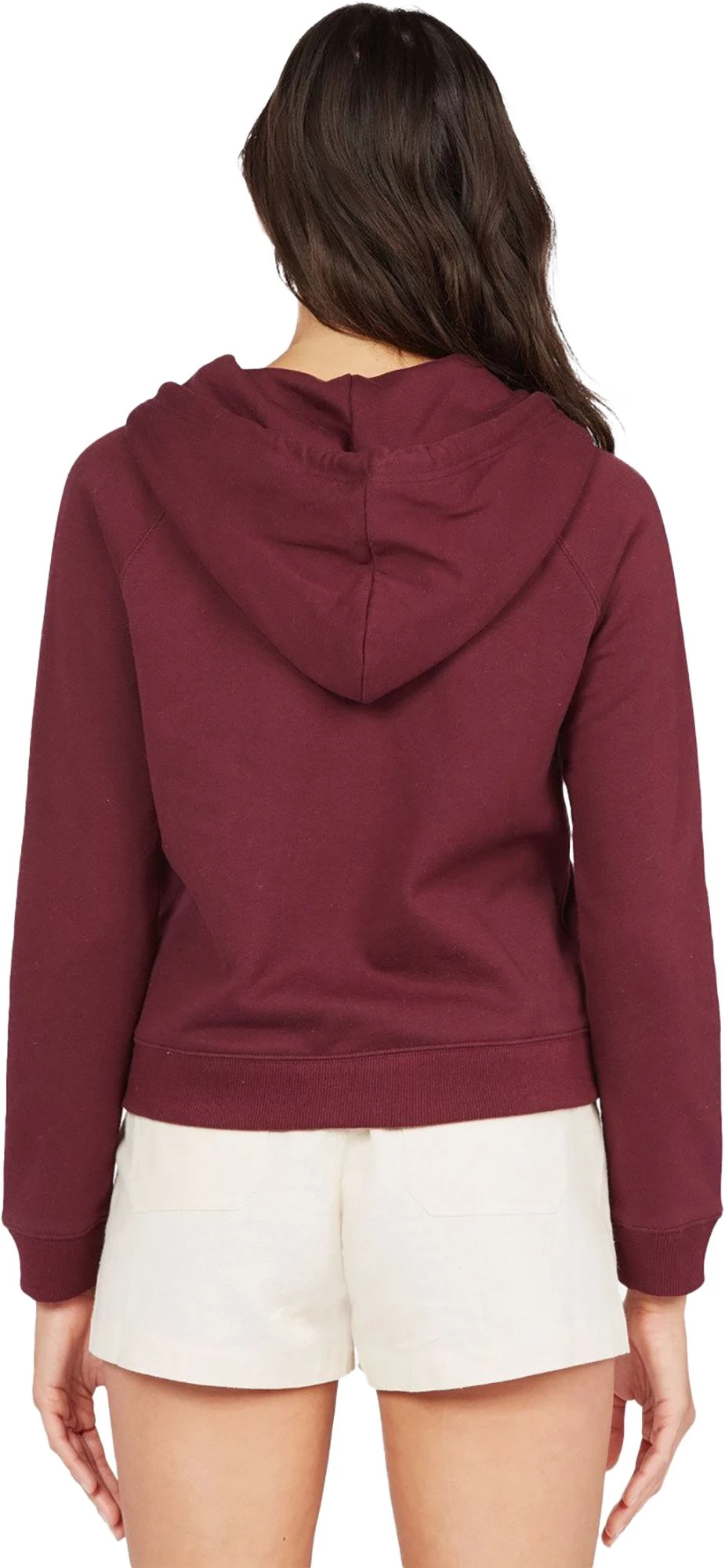 Roxy Women's Easy Evening Full Zip Hoodie For Women Fig 3 Roxy Women's Easy Evening Full Zip Hoodie For Women Fig - Image 3