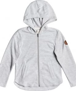 Roxy Girls' A Million Dream Full Zip Hoodie For Girls' Heritage Heather