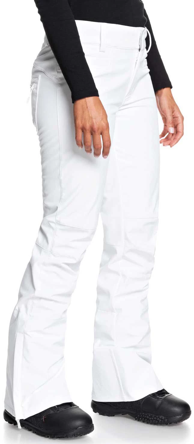 Roxy Women's Creek Shell Snow Pants For Women Bright White 4 Roxy Women's Creek Shell Snow Pants For Women Bright White - Image 4