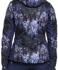 Roxy Women's Plus Size Snowstorm Snow Jacket For Women Medieval Blue Sparkles -Cheap Roxy Shop unnamed file 261