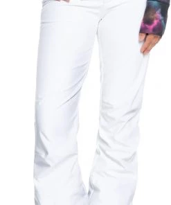 Roxy Women's Rising High Snow Pants For Women Bright White