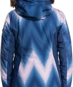 Roxy Women's Jet Ski Premium Snow Jacket For Women Medieval Blue Chevron -Cheap Roxy Shop unnamed file 277