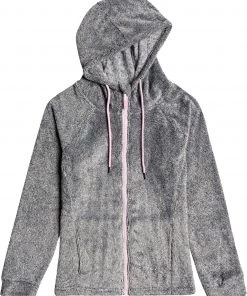 Roxy Women's Samba Mamba Zip-Up Fleece Jacket For Women Tapioca -Cheap Roxy Shop unnamed file 301