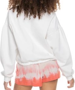 Roxy Women's Days Go Sweatshirt For Women Snow White -Cheap Roxy Shop unnamed file 32