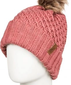 Roxy Women's Blizzard Beanie For Women Dusty Rose