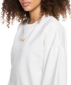 Roxy Women's Days Go Sweatshirt For Women Snow White -Cheap Roxy Shop unnamed file 34