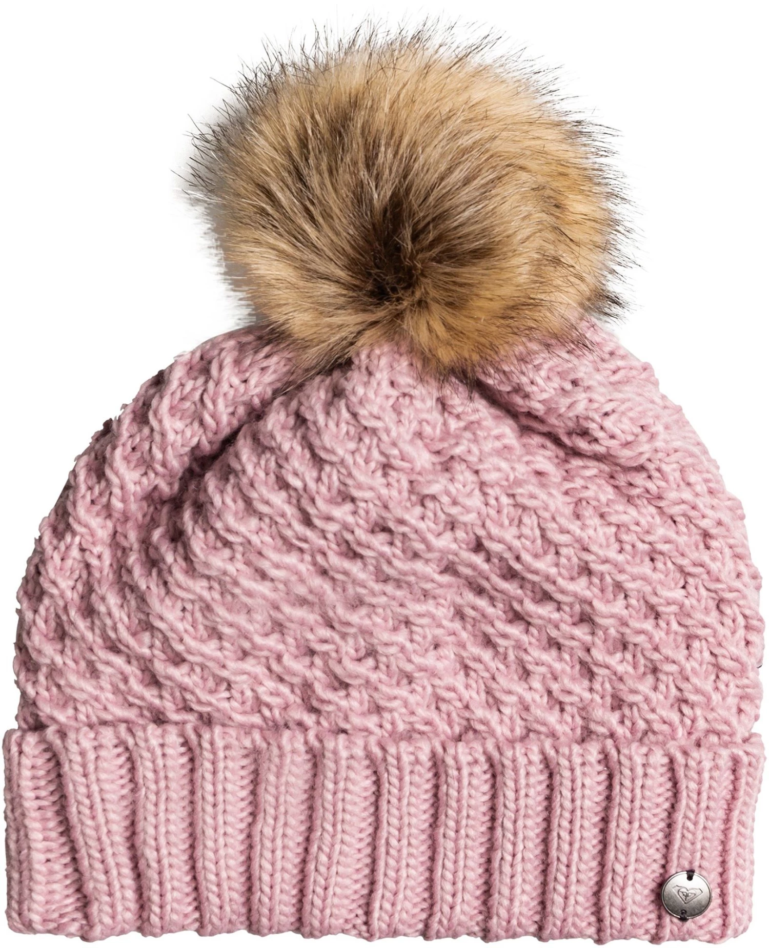 Roxy Women's Blizzard Pom-Pom Beanie For Women Medieval 1 Roxy Women's Blizzard Pom-Pom Beanie For Women Medieval