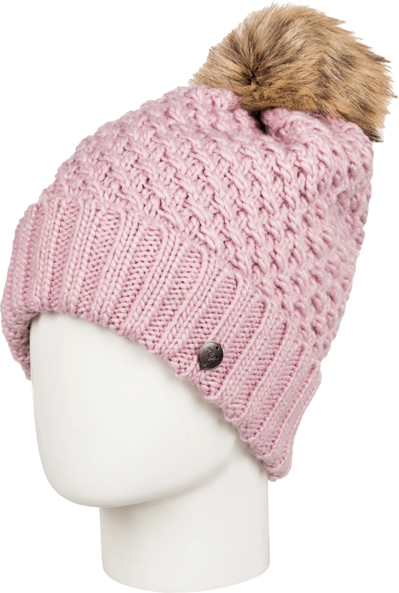 Roxy Women's Blizzard Pom-Pom Beanie For Women Medieval 4 Roxy Women's Blizzard Pom-Pom Beanie For Women Medieval - Image 4