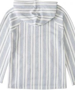 Roxy Women's Wild And Free Hoodie For Women Snow White Stripe -Cheap Roxy Shop unnamed file 402