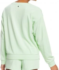 Roxy Women's Surfing By Moonlight Sweatshirt For Women Pastel Green -Cheap Roxy Shop unnamed file 421