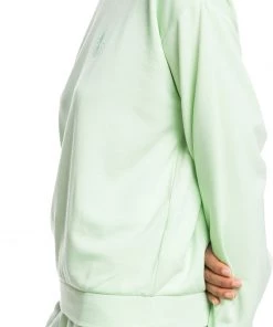 Roxy Women's Surfing By Moonlight Sweatshirt For Women Pastel Green -Cheap Roxy Shop unnamed file 422