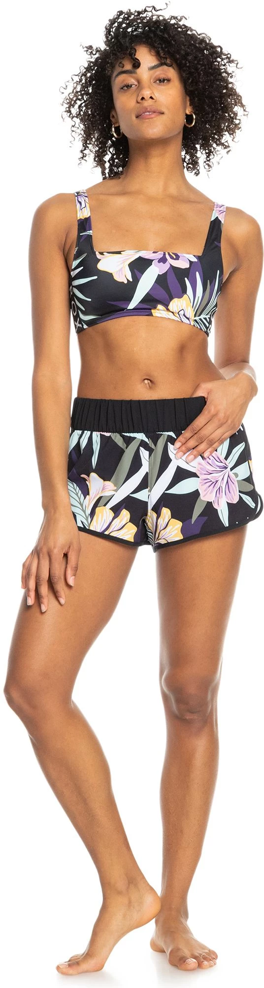 Roxy Women's Active Board Shorts For Women True Black Fasso 2 Roxy Women's Active Board Shorts For Women True Black Fasso - Image 2