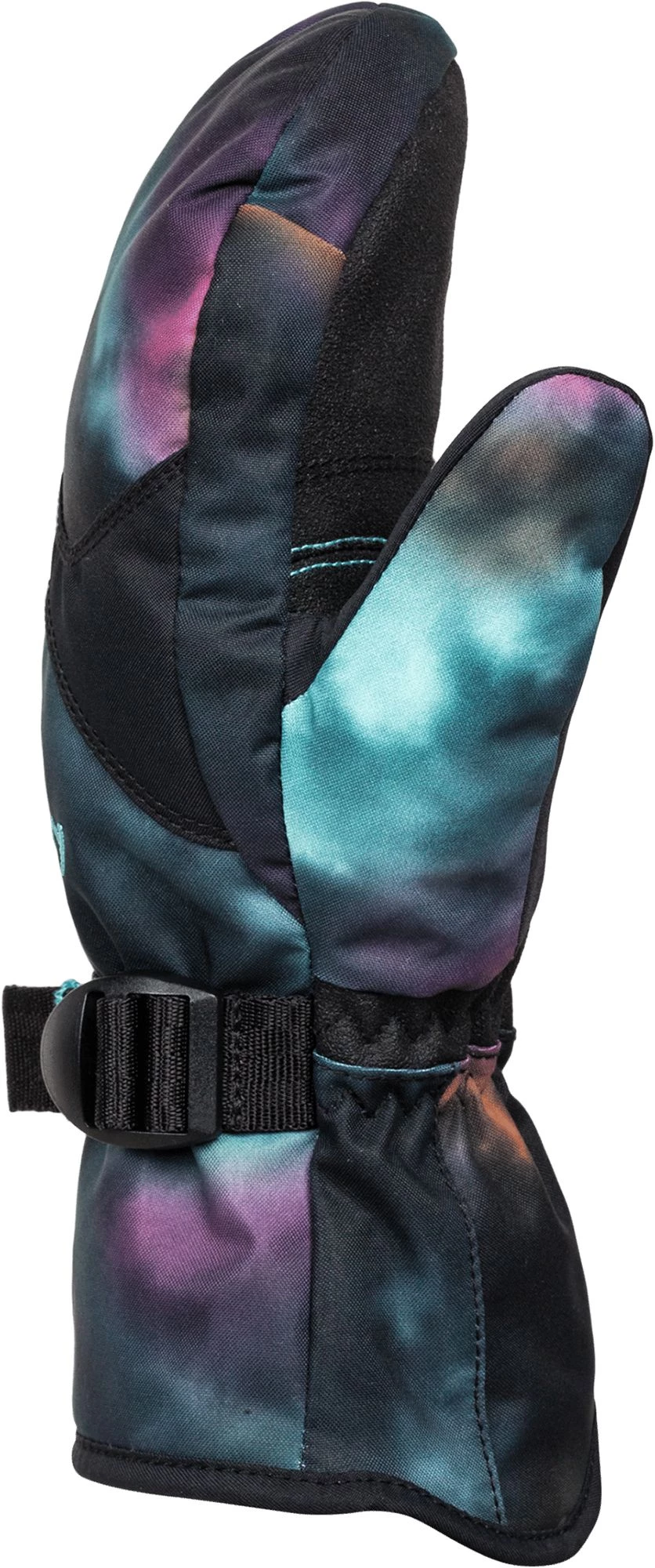 Roxy Girl's Jetty Snowboard/Ski Mittens For Girls' True Black Pensine 2 Roxy Girl's Jetty Snowboard/Ski Mittens For Girls' True Black Pensine - Image 2