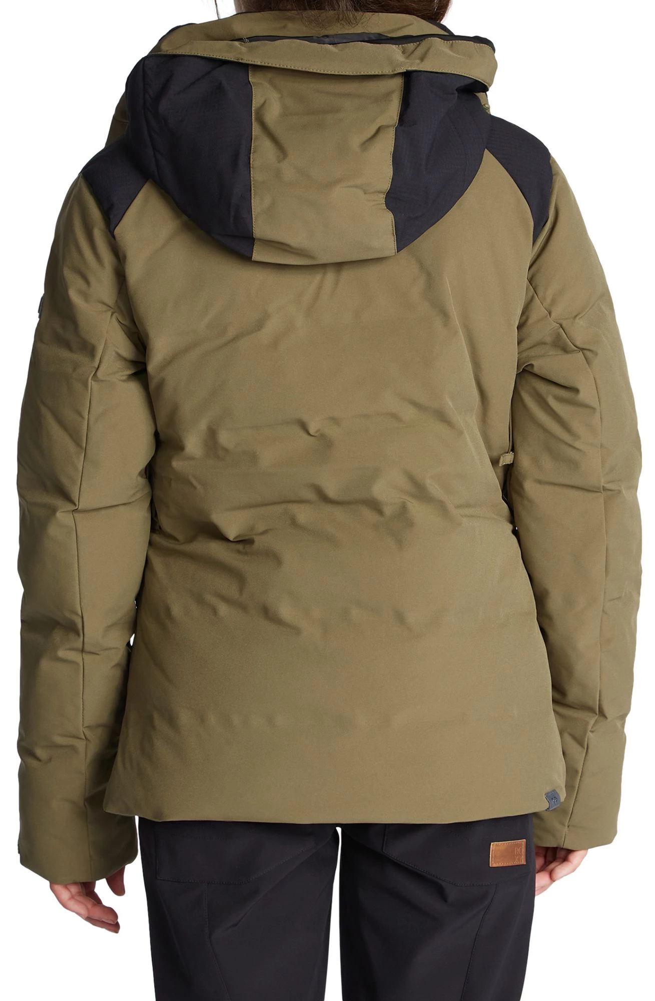 Roxy Women's Clouded Snow Jacket For Women Burnt Olive 3 Roxy Women's Clouded Snow Jacket For Women Burnt Olive - Image 3