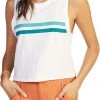 Roxy Women's Dia Stripe Tank For Women Snow White
