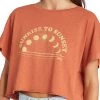 Roxy Women's Sunrise To Sunset T-Shirt For Women Baked Clay