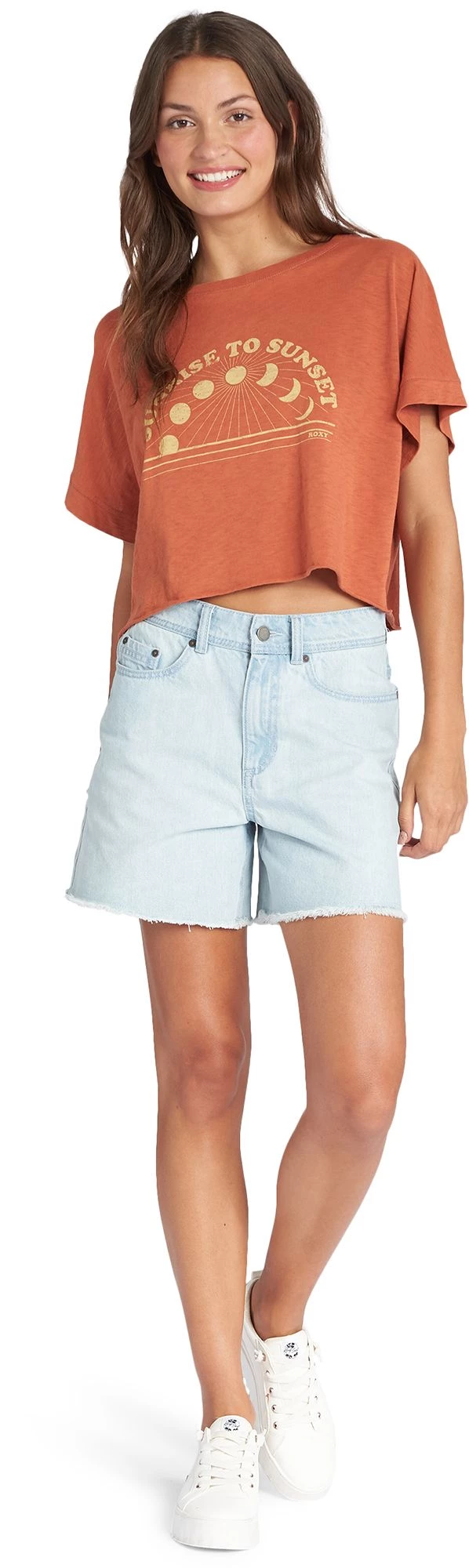 Roxy Women's Sunrise To Sunset T-Shirt For Women Baked Clay 2 Roxy Women's Sunrise To Sunset T-Shirt For Women Baked Clay - Image 2