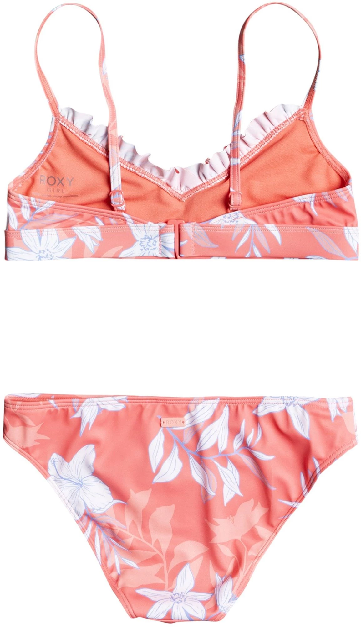Roxy Girls' Bloom Paradise Bikini For Girls' Shell Pink/sunburst Florl 2 Roxy Girls' Bloom Paradise Bikini For Girls' Shell Pink/sunburst Florl - Image 2