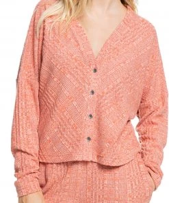 Roxy Women's Lazy Day Cardigan For Women Ginger