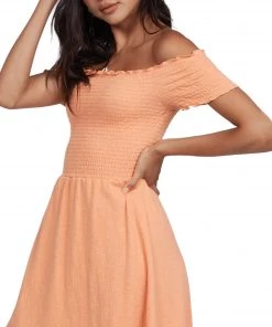 Roxy Women's Hang 5 Dress For Women Coral Reef -Cheap Roxy Shop unnamed file 554