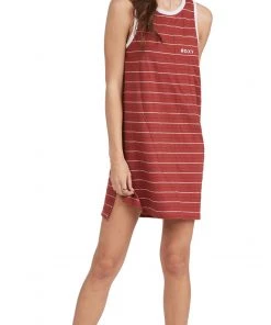 Roxy Women's Livin Free Dress For Women Marsala -Cheap Roxy Shop unnamed file 558