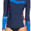 Roxy 1.0 Syncro Wetsuit Jacket For Women Navy Nights/yacht Blue