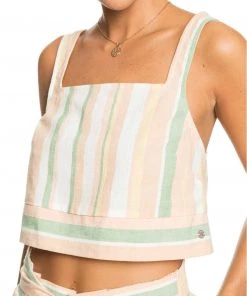 Roxy Women's Summer Way Tank Top For Women Snow White/drming Stripes 9 Roxy Women's Summer Way Tank Top For Women Snow White/drming Stripes -Cheap Roxy Shop unnamed file 597