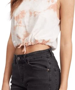 Roxy Women's Cinched Crop Tank Top For Women Toasted Nut -Cheap Roxy Shop unnamed file 603