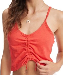 Roxy Women's Flirty Feels Tank Top For Women Mood Indigo -Cheap Roxy Shop unnamed file 609