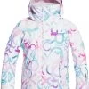 Roxy Girls' Jetty Snow Jacket For Girls' Bright White Macha