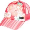 Roxy Girls' Honey Coconut Trucker Hat For Girls' Tea Rose