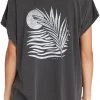 Roxy Women's Blocky Beach Graphic T-Shirt For Women Anthracite