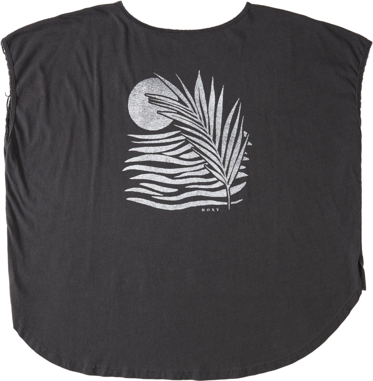 Roxy Women's Blocky Beach Graphic T-Shirt For Women Anthracite 6 Roxy Women's Blocky Beach Graphic T-Shirt For Women Anthracite - Image 6