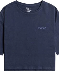 Roxy Girls' Call You Mine T-Shirt For Girls' Mood Indigo