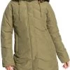 Roxy Women's Ellie Waterproof Jacket For Women Burnt Olive