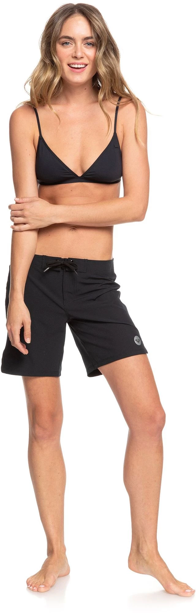 Roxy Women's To Dye 7" Board Shorts For Women Anthracite 2 Roxy Women's To Dye 7" Board Shorts For Women Anthracite - Image 2