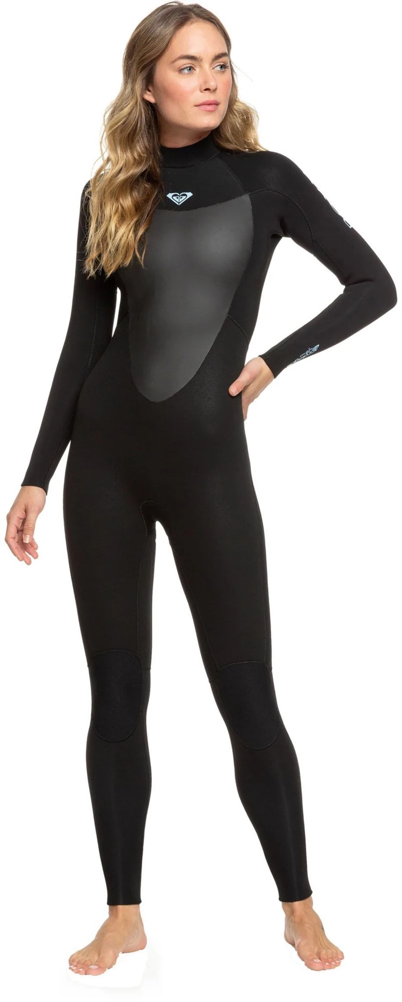 Roxy Women's Prologue Back Zip Wetsuit For Women Black 1 Roxy Women's Prologue Back Zip Wetsuit For Women Black