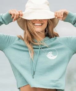 ROXY Women's We Arrived B Hoodie For Women Oil Blue -Cheap Roxy Shop unnamed file 663