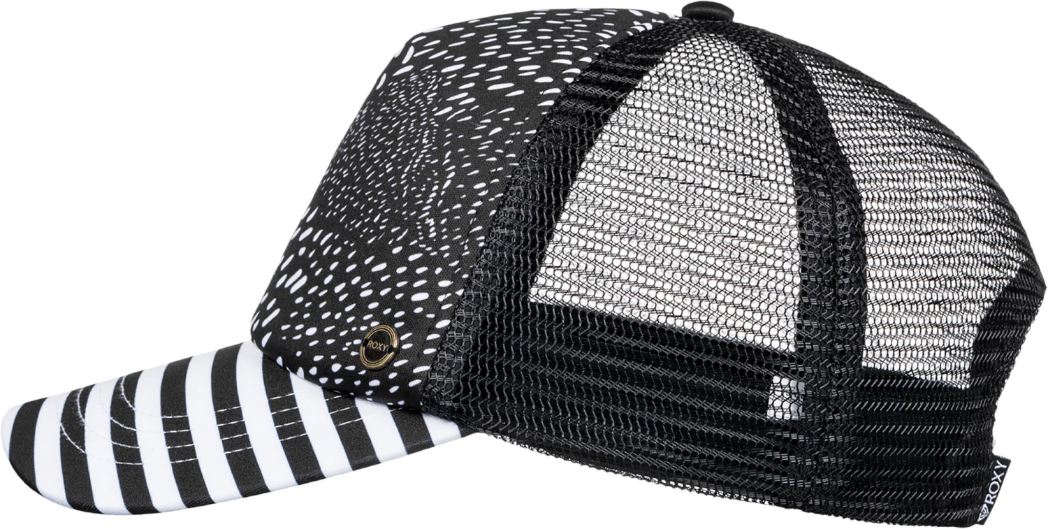 Roxy Women's Beautiful Morning Trucker Hat For Women Anthracite Combo 4 Roxy Women's Beautiful Morning Trucker Hat For Women Anthracite Combo - Image 4