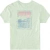 Roxy Women's Lucky Wave Short Sleeve T-Shirt For Women Pastel Green