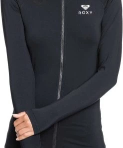 Roxy Women's Essentials Full-Zip Hoodie For Women Bright White
