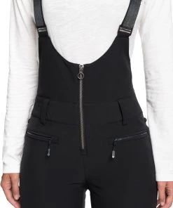 Roxy Women's Summit Bib Pants For Women True Black -Cheap Roxy Shop unnamed file 77